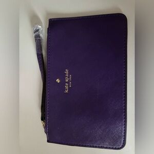 Purple Kate Spade Wristlet